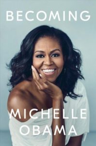 Michelle Obama 'Becoming' book cover.