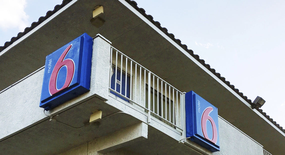 Motel 6 has acknowledged that guest lists were given to authorities but denied that senior management was aware of the practice. CREDIT: ANITA SNOW/AP