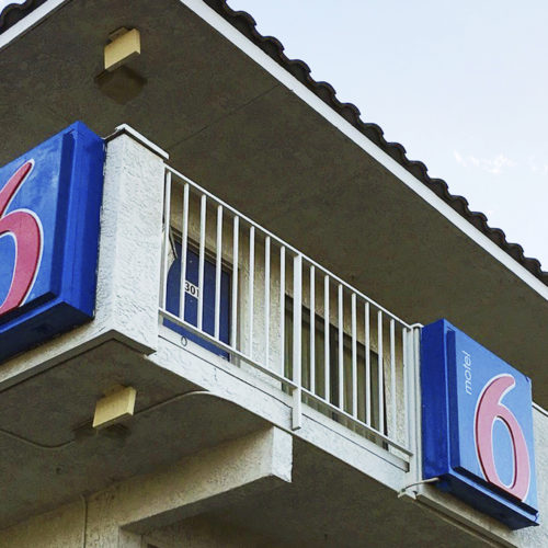 Motel 6 has acknowledged that guest lists were given to authorities but denied that senior management was aware of the practice. CREDIT: ANITA SNOW/AP