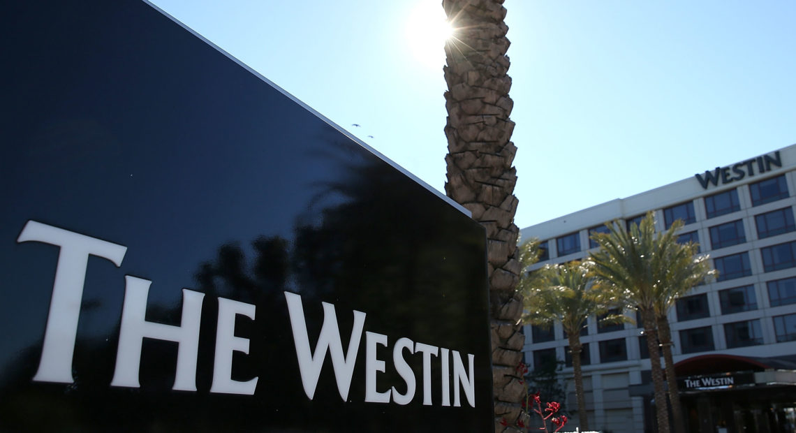 Marriott said that for 327 million guests of its Starwood network, which includes Westin hotels like this one near San Francisco, the compromised data includes dates of birth and passport numbers. CREDIT: Justin Sullivan/Getty Images