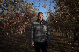 President of Gilbert Orchards, Sean Gilbert, poses for a portrait on Tuesday November, 20, 2018, in Yakima. CREDIT: KUOW PHOTO/MEGAN FARMER
