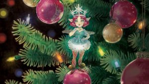 Illustrator Tony DiTerlizzi based The Broken Ornament's Christmas fairy Tinsel on his wife, Angela, who helped with the book. CREDIT: Tony DiTerlizzi