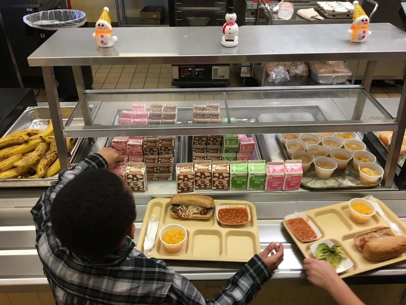 The Trump administration is giving schools more flexibility in the meals they serve. Critics say the rollback on school lunch rules is bad for kids' health. CREDIT: Mary Esch/AP