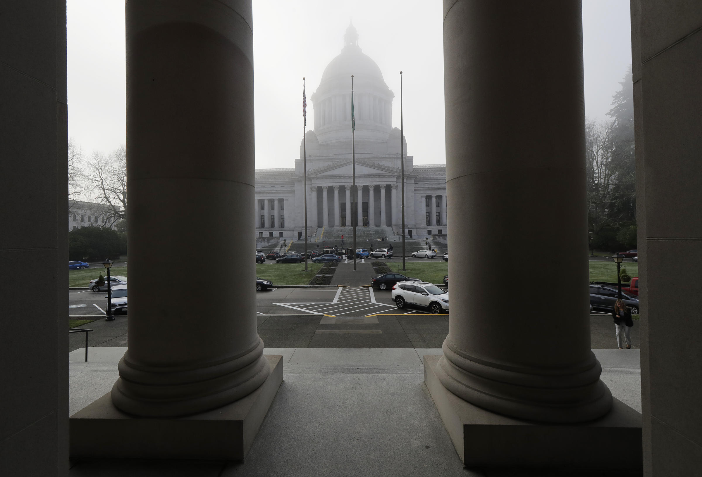 The Legislative Building on the opening day of the 2019 session. Lawmakers want to make financial aid for higher education an entitlement. CREDIT: TED S. WARREN / THE ASSOCIATED PRESS
