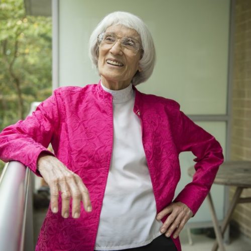 Bernice "Bunny" Sandler battled discrimination on the basis of sex, helping create Title IX legislation to give women and girls more opportunities in education and athletics. CREDIT: J.M. Eddins Jr./MCT via Getty Images