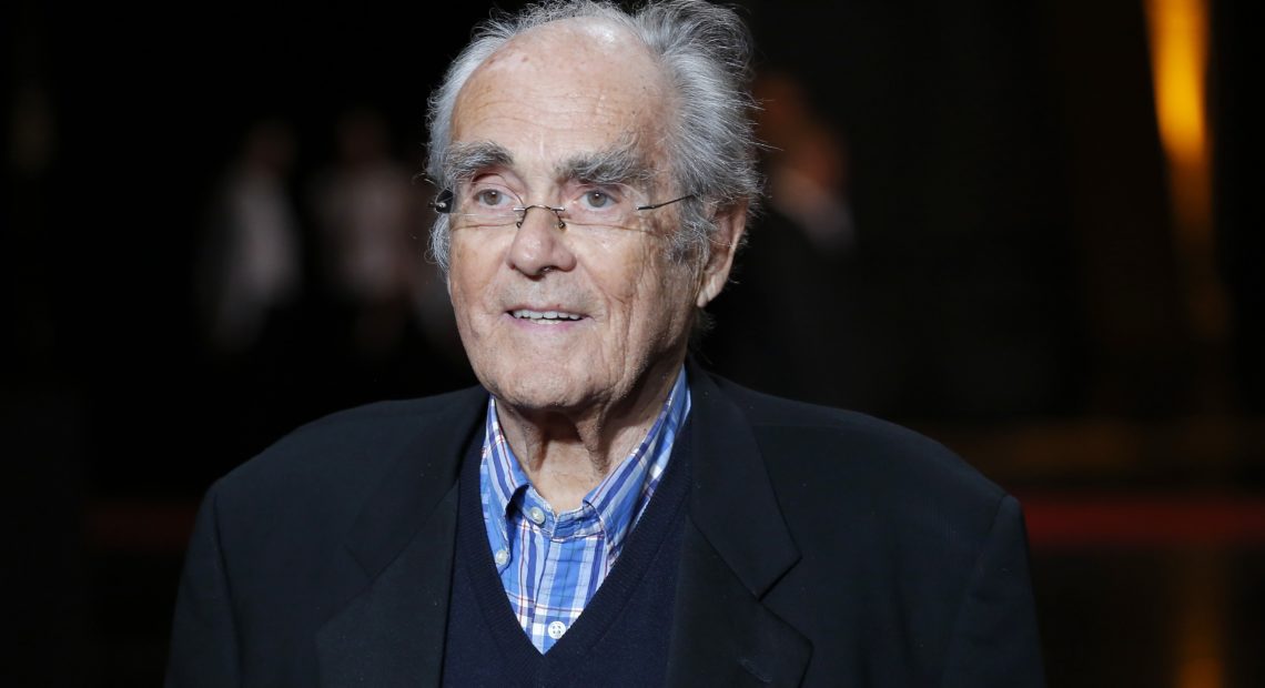 French composer Michel Legrand arrives at the opening ceremony of the 6th Lumiere Festival in 2014. Legrand died Saturday. Laurent Cipriani/AP