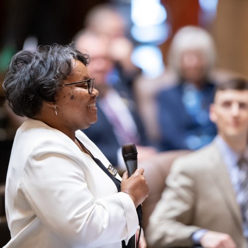 Democratic Representative Debra Entenman of Kent speaks in the House of Representatives to honor Reverend Dr. Martin Luther King Jr. on January 21, 2019. CREDIT: WASHINGTON STATE HOUSE DEMOCRATS »