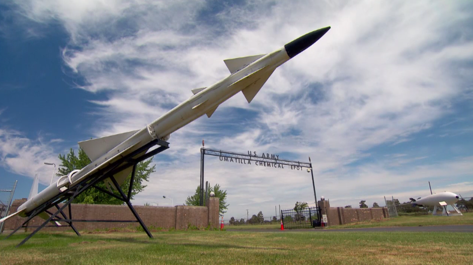 The Umatilla Chemical Depot once held a stockpile of deadly weapons. CREDIT: NICK FISHER/OPB