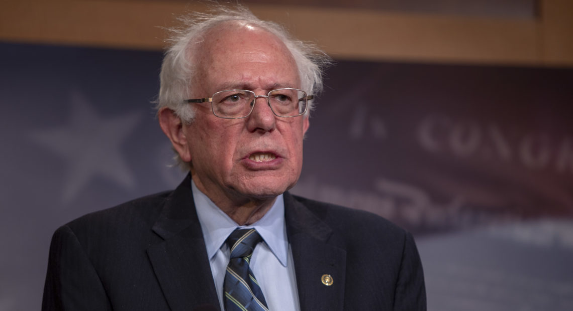 Sen. Bernie Sanders, I-Vt., offered an apology on Wednesday after allegations were made public of sexual harassment and discrimination on his 2016 campaign. CREDIT: Tasos Katopodis/Getty Images