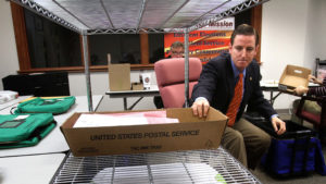 Michael Ertel in November 2012 while he was the elections supervisor of Seminole County, Fla. He resigned Thursday from his post as Florida secretary of state after photos of him in blackface emerged. CREDIT: Orlando Sentinel/MCT via Getty Images