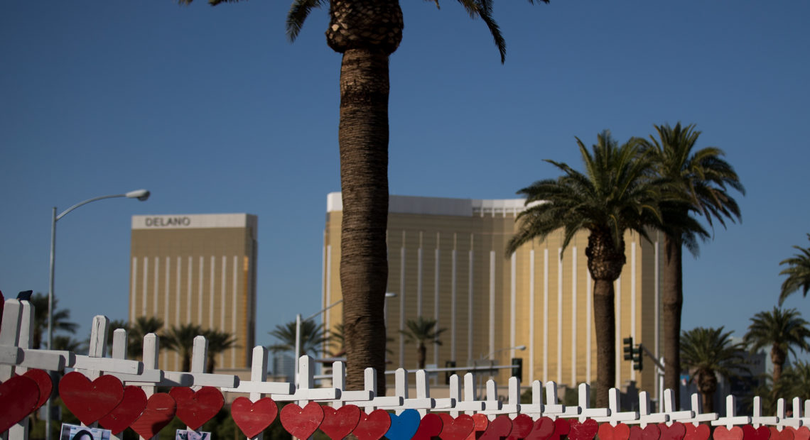 On Tuesday, the FBI announced it could not uncover the motive that drove Stephen Paddock to kill 58 people and injure hundreds more on Oct. 1, 2017. The FBI has closed its investigation. CREDIT: Drew Angerer/Getty Images