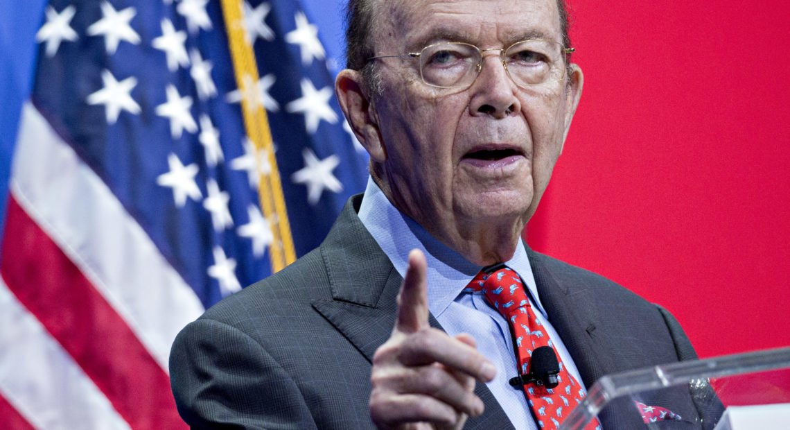 Commerce Secretary Wilbur Ross, who oversees the Census Bureau, approved adding a question about U.S. citizenship status to the 2020 census. CREDIT: Andrew Harrer/Bloomberg via Getty Images