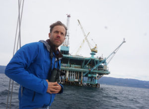 "They had capped off the blowout successfully," says Douglas McCauley, a marine biologist at the University of California, Santa Barbara. "But they created so much pressure at the bottom of this well that it actually broke open the seabed." CREDIT: JON HAMILTON/NPR