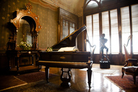 One of the communal areas at Casa Verdi. Diego Rinaldi /Courtesy of Casa di riposo per musicisti, Fondazione Giuseppe Verdi