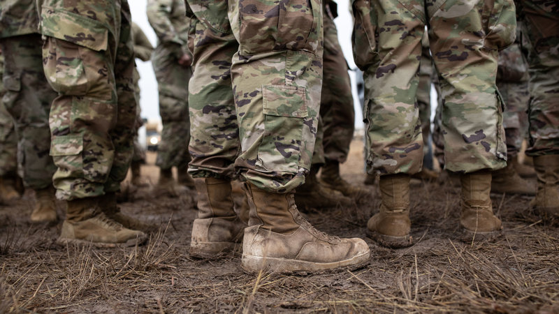 The chairman of the National Commission on Military, National, and Public Service says the panel's overarching goal is to "create a universal expectation of service" in which every American is "inspired and eager to serve." CREDIT: TAMIR KALIFA/GETTY IMAGES