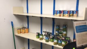 Image of empty food pantry