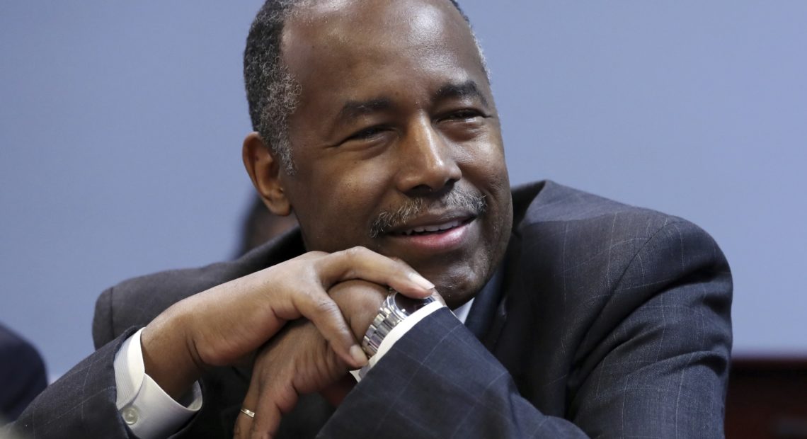 PHOTO: "Facebook is discriminating against people based upon who they are and where they live," Housing and Urban Development Secretary Ben Carson said in a statement. CREDIT: Carlos Osorio/AP