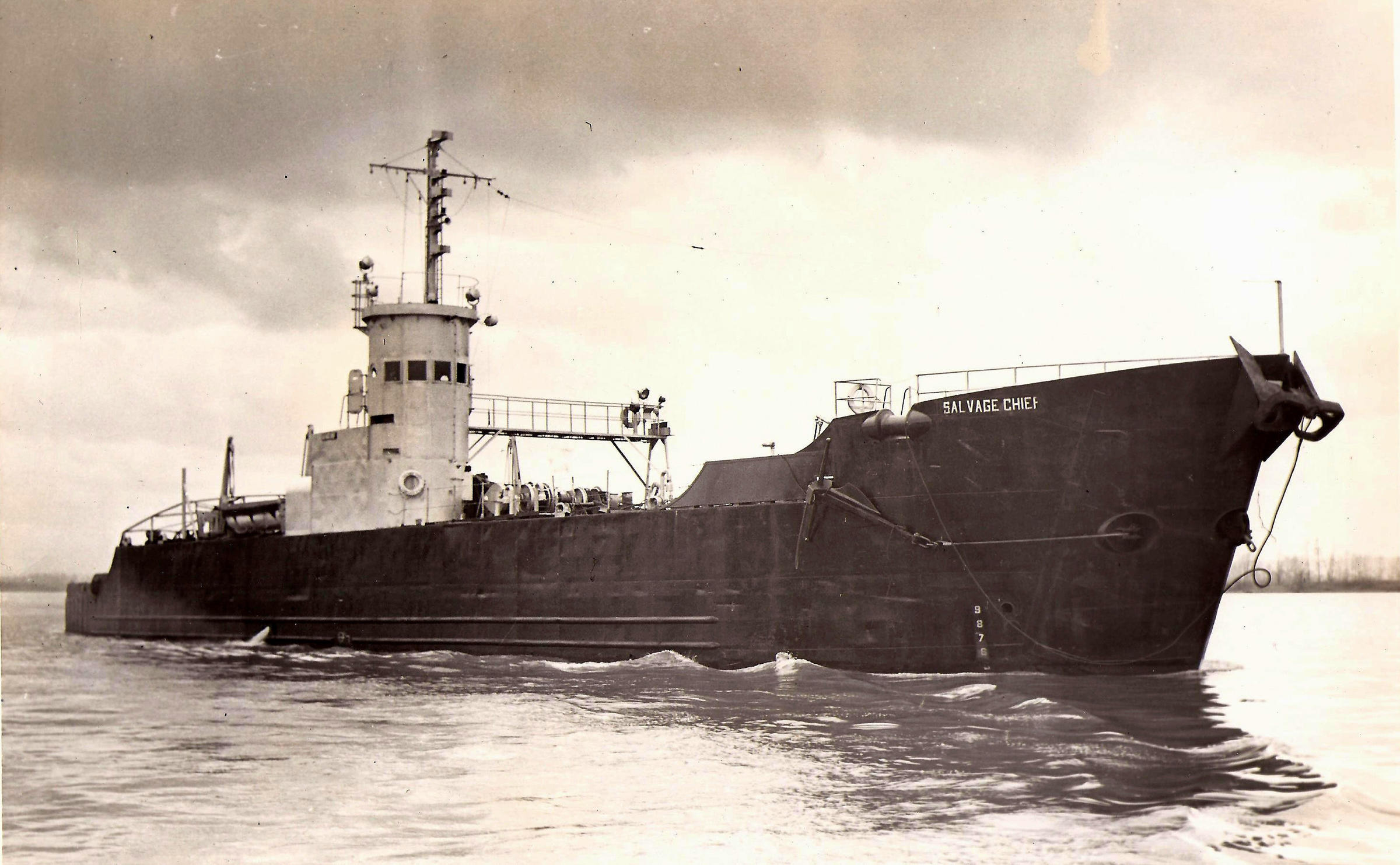 USS LSM 380 was saved from the scrap yard after World War II and re-christened the Salvage Chief by Fred Devine of Portland. CREDIT: FRED DEVINE 