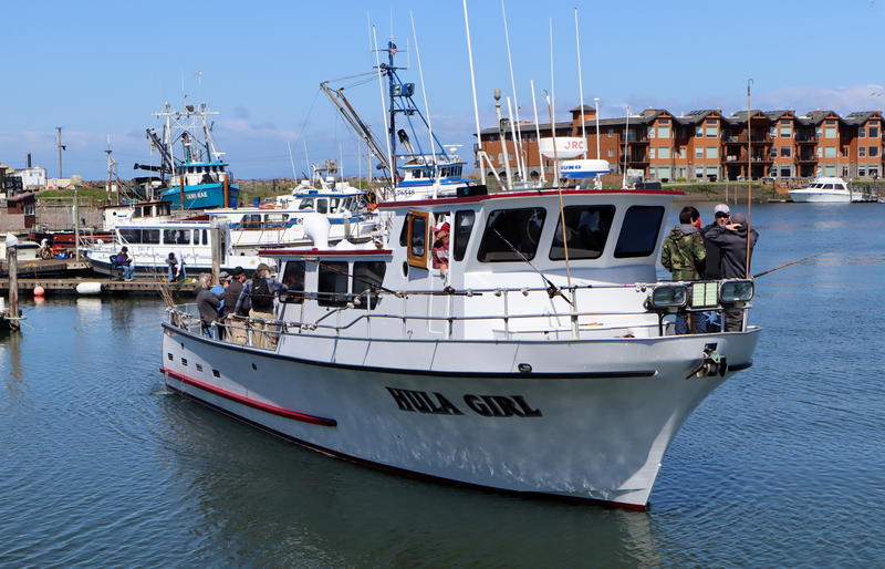 Hula Girl is one of the remaining vessels in the Westport, Washington charter sport fishing fleet. TOM BANSE / NORTHWEST NEWS NETWORK