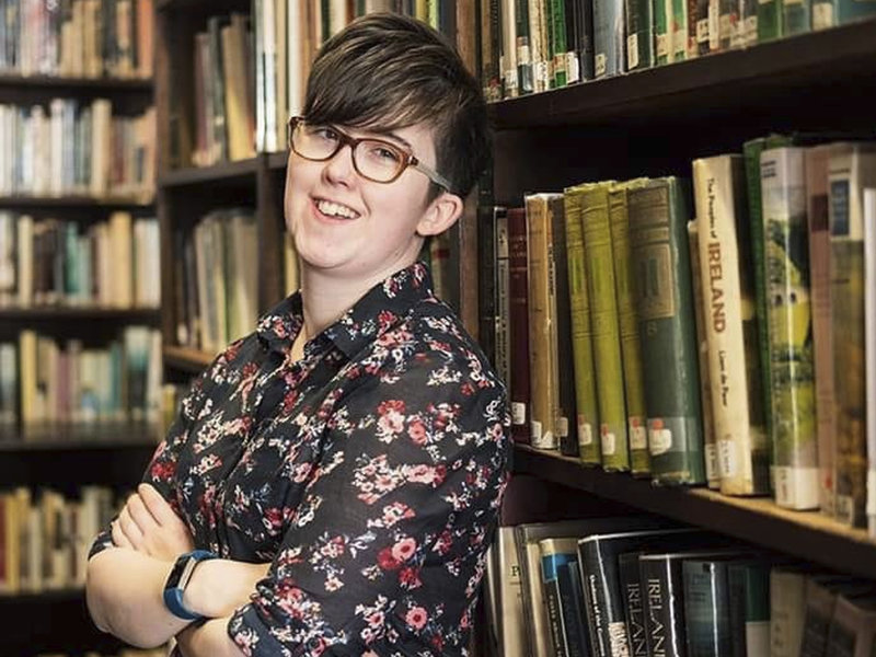 Irish journalist Lyra McKee who was shot and killed during clashes between militant republicans and police in Londonderry, Northern Ireland. McKee family/AP