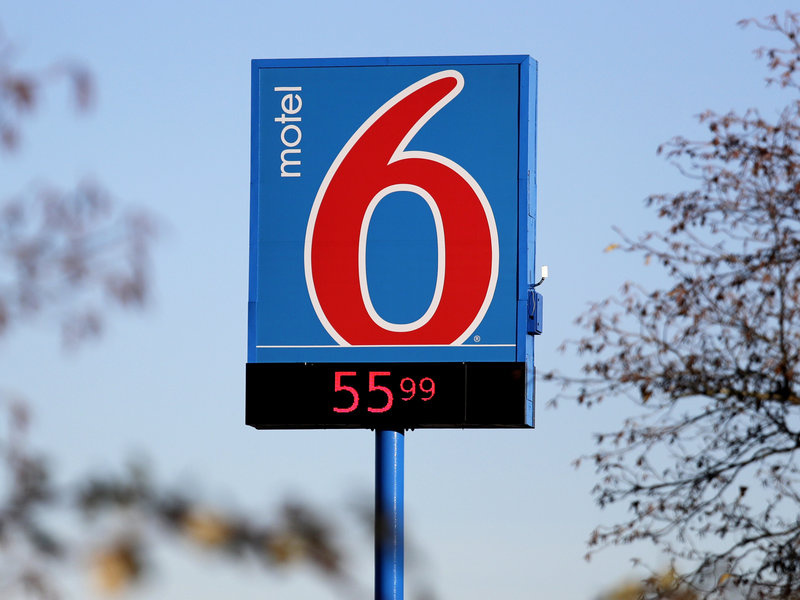 The hotel chain Motel 6 agreed on Thursday to pay $12 million to settle a lawsuit filed by Washington state claiming hotel guest information was improperly provided to immigration officials, according to Attorney General Bob Ferguson. CREDIT: Elaine Thompson/AP