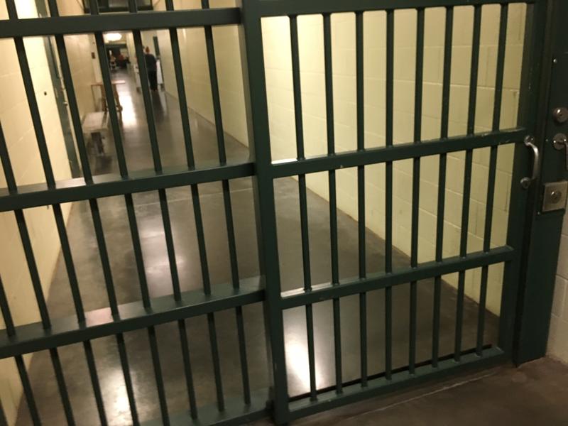 Jail cell in Cowlitz County, Washington. CREDIT: AUSTIN JENKINS/N3