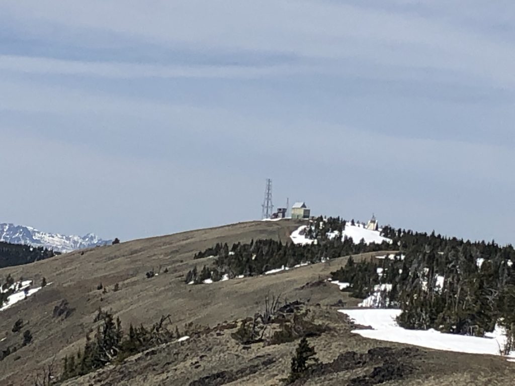Mission ridge, radio tower on mountain