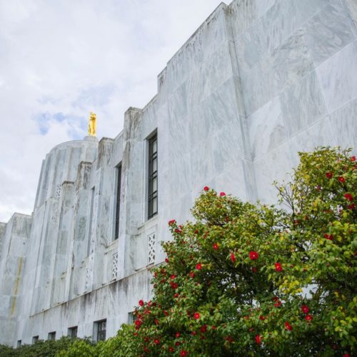 The Oregon State Capitol in Salem on March 18, 2017.