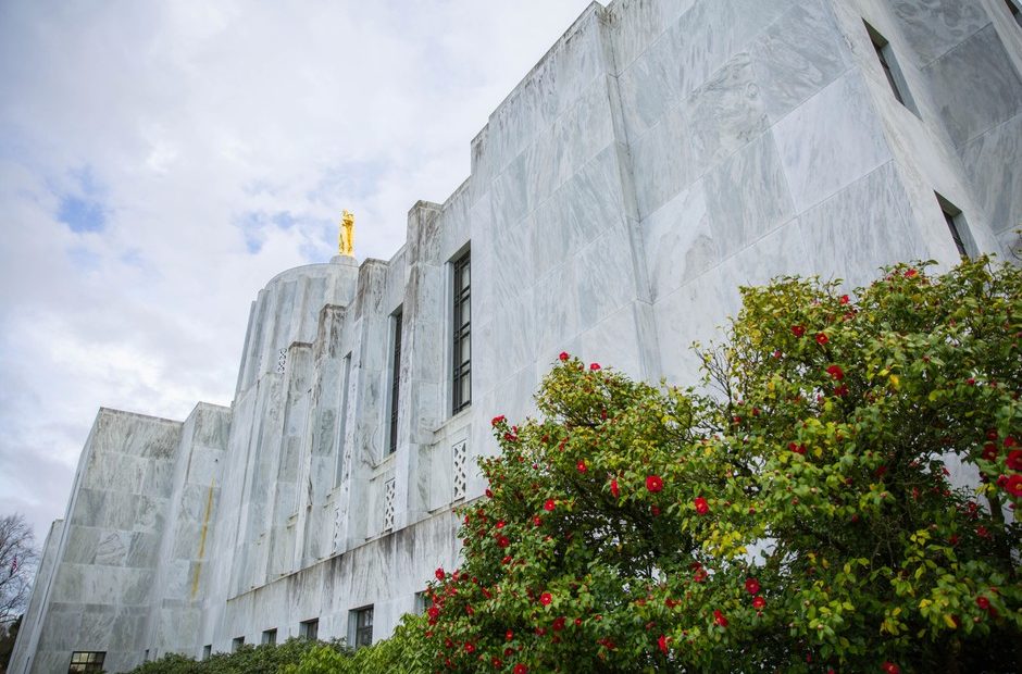 The Oregon State Capitol in Salem on March 18, 2017.