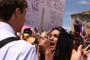 abortion rights versus opponents