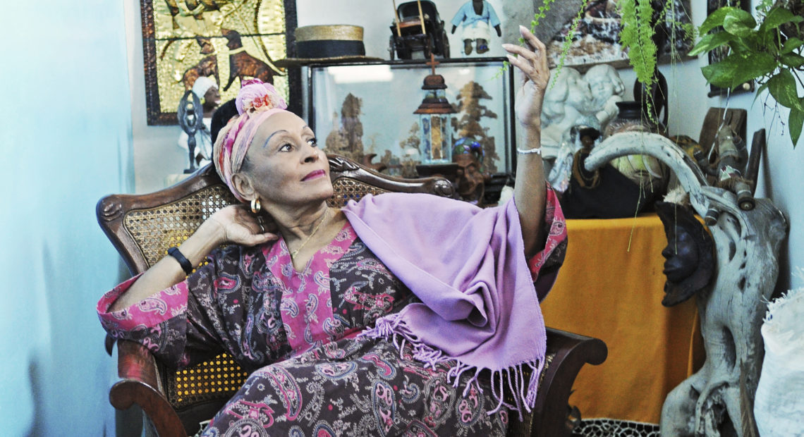 Omara Portuondo may be on her "Last Kiss" Tour, but the Cuban music matriarch says she plans to keep performing for as long as possible. Johann Sauty/Courtesy of the artist