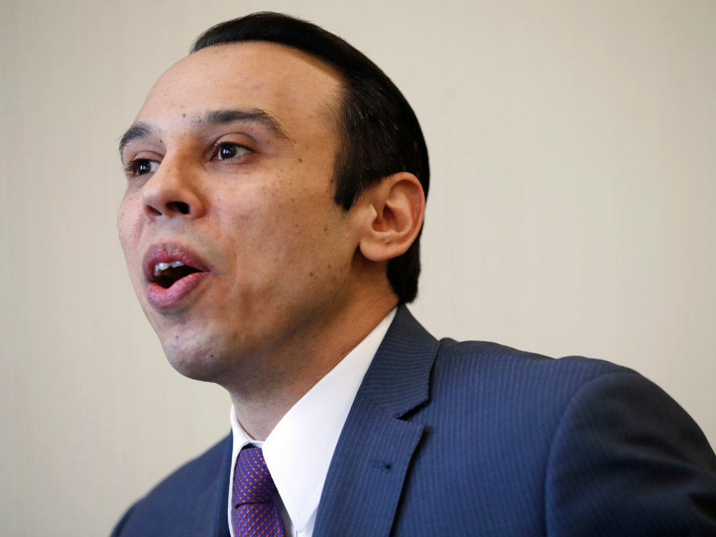 Roger Severino, director of the Office for Civil Rights, announced Friday a new proposed rule rolling back anti-discrimination protections for transgender patients. Those protections had been written in 2016 but enjoined in court. Jacquelyn Martin/AP