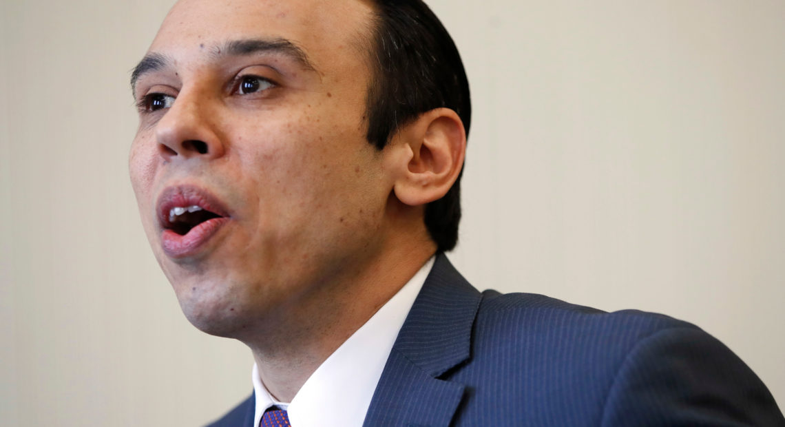 Roger Severino, director of the Office for Civil Rights, announced Friday a new proposed rule rolling back anti-discrimination protections for transgender patients. Those protections had been written in 2016 but enjoined in court. Jacquelyn Martin/AP