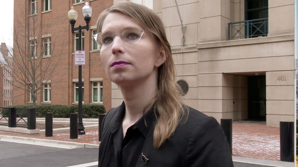Chelsea Manning, a former military intelligence analyst, was freed after refusing to testify about WikiLeaks, but she now faces a new subpoena. CREDIT: Ford Fischer/News2Share/Reuters