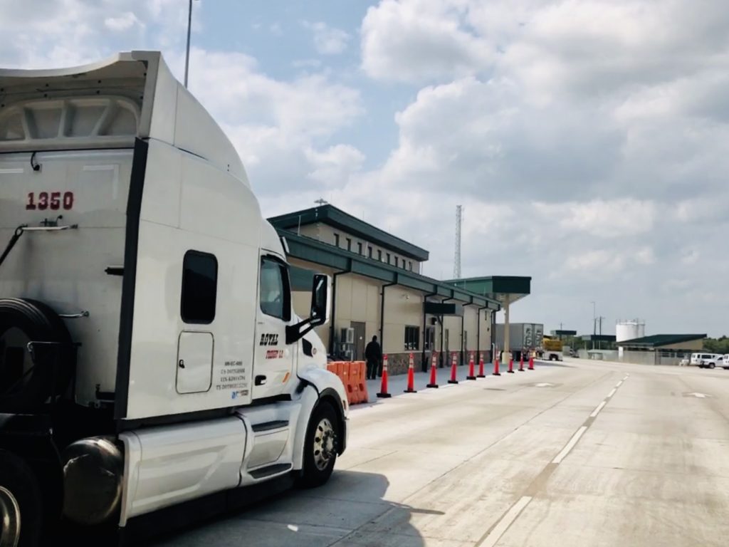 The Border Patrol's Falfurrias checkpoint in Texas, one of 34 inland checkpoints near the U.S.-Mexico border, is the agency's largest and busiest. Eric Westervelt/NPR