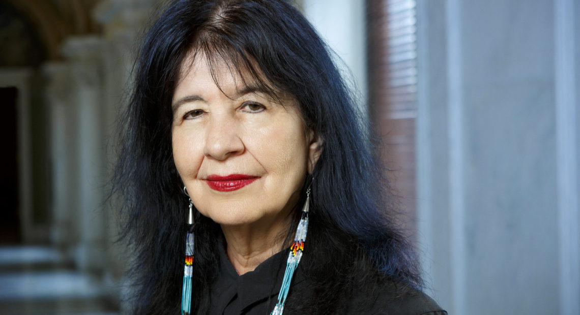 Joy Harjo will become the 23rd poet laureate of the United States, making her the first Native American to hold the position. Shawn Miller/Library of Congress