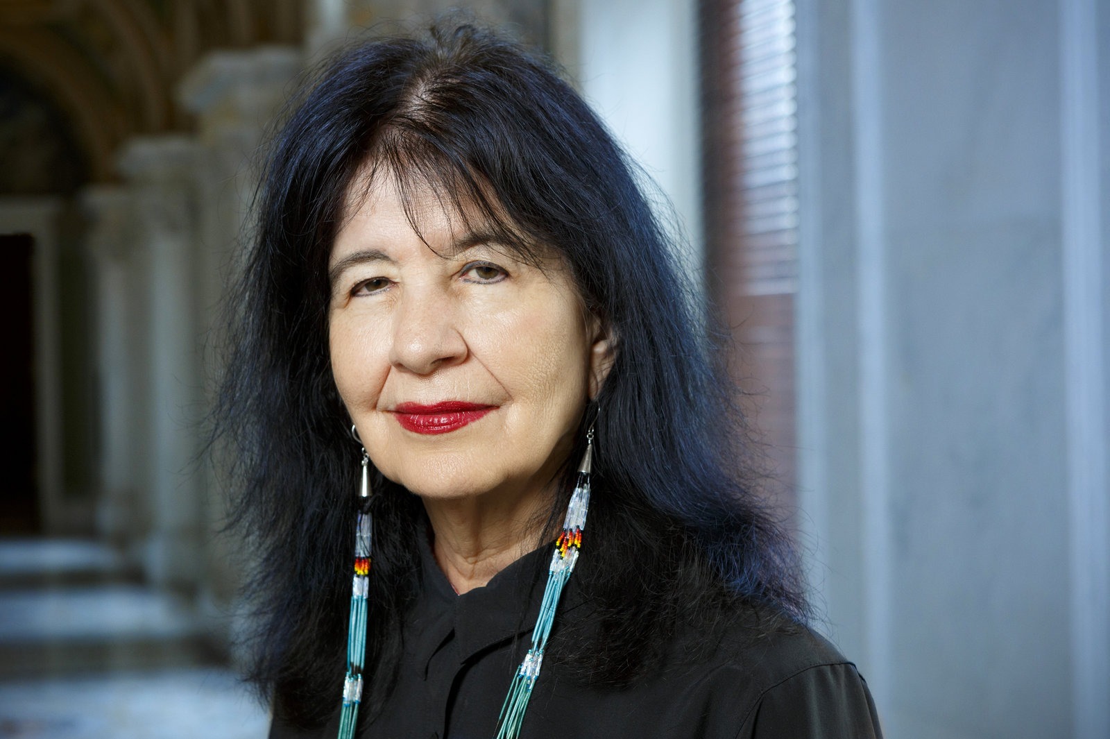 Joy Harjo will become the 23rd poet laureate of the United States, making her the first Native American to hold the position. Shawn Miller/Library of Congress