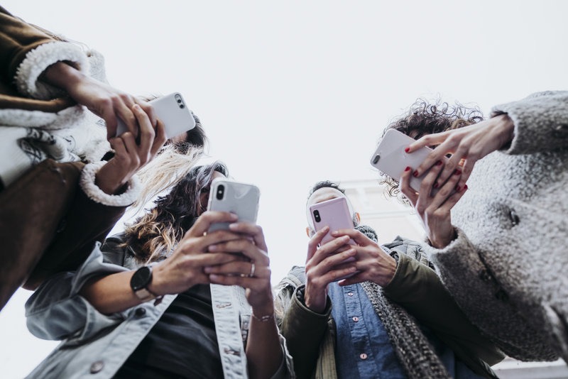 Nearly 9 in 10 Americans say people are more likely to express anger on social media than in person. CREDIT: Karrastock/Getty Images