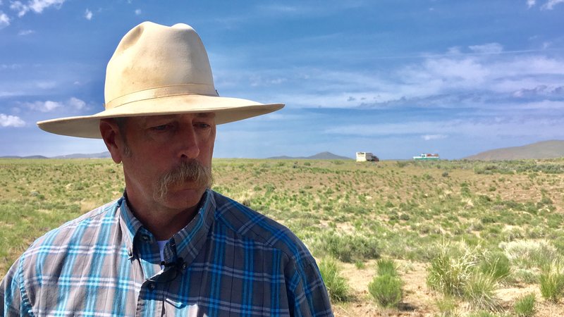 Jon Griggs has been ranching in northern Nevada for more than 30 years. Fires have always been a part of this landscape, he says, but in the past 20 years, he has seen a significant increase. CREDIT: ASHLEY AHEARN/NPR