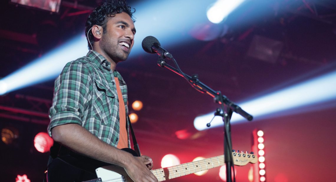 Jack Malik (Himesh Patel) is an aspiring singer-songwriter who finds himself taking credit for The Beatles' catalog in Yesterday. Jonathan Prime/Universal