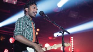 Jack Malik (Himesh Patel) is an aspiring singer-songwriter who finds himself taking credit for The Beatles' catalog in Yesterday. Jonathan Prime/Universal