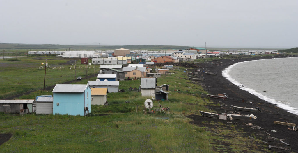 The village of Stebbins on the Norton Sound coast in Western Alaska. Bill Roth /Anchorage Daily News