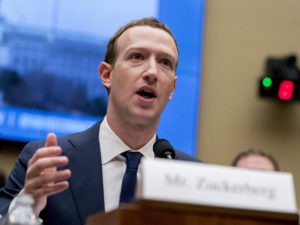 Facebook CEO Mark Zuckerberg testifies before the House Energy and Commerce Committee on April 11, 2018. Andrew Harnik/AP