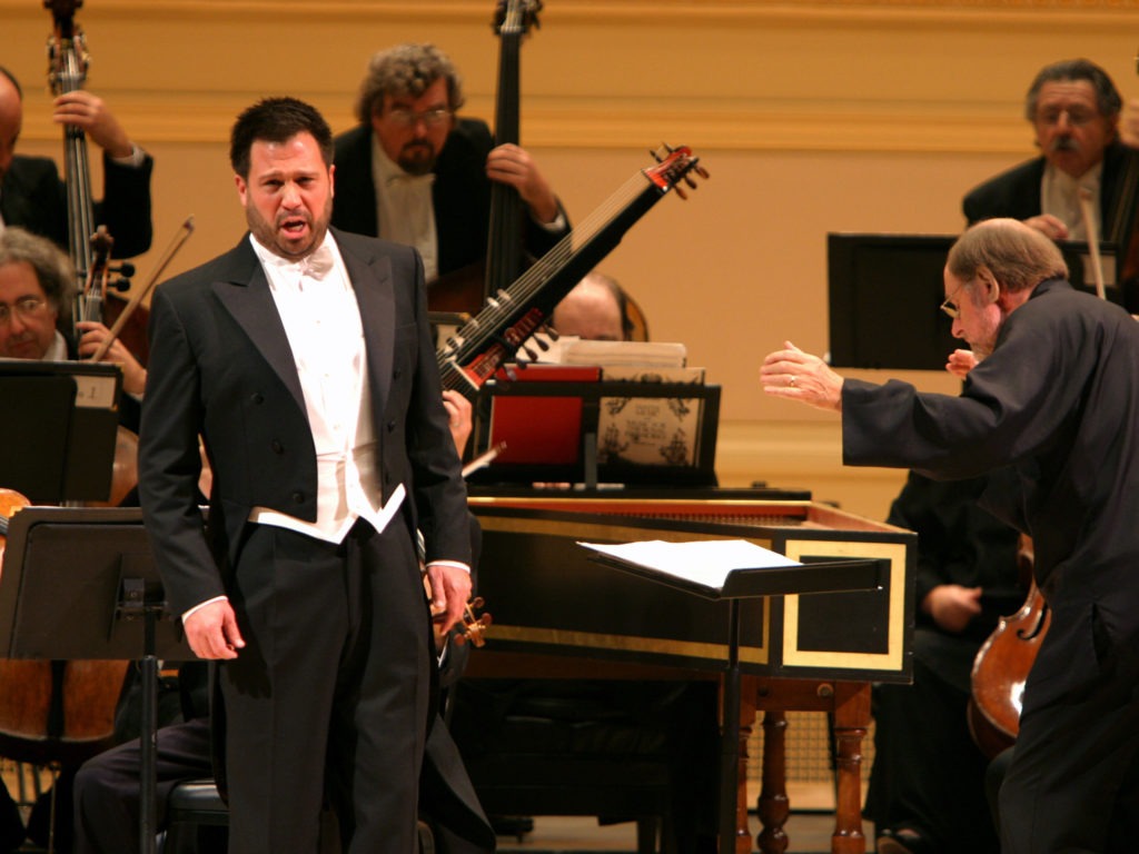 Singer David Daniels, performing at New York's Carnegie Hall in 2004. Hiroyuki Ito/Getty Images