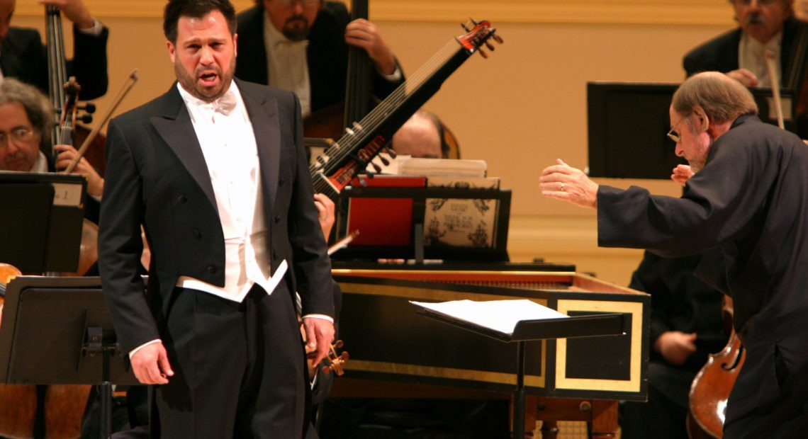 Singer David Daniels, performing at New York's Carnegie Hall in 2004. Hiroyuki Ito/Getty Images