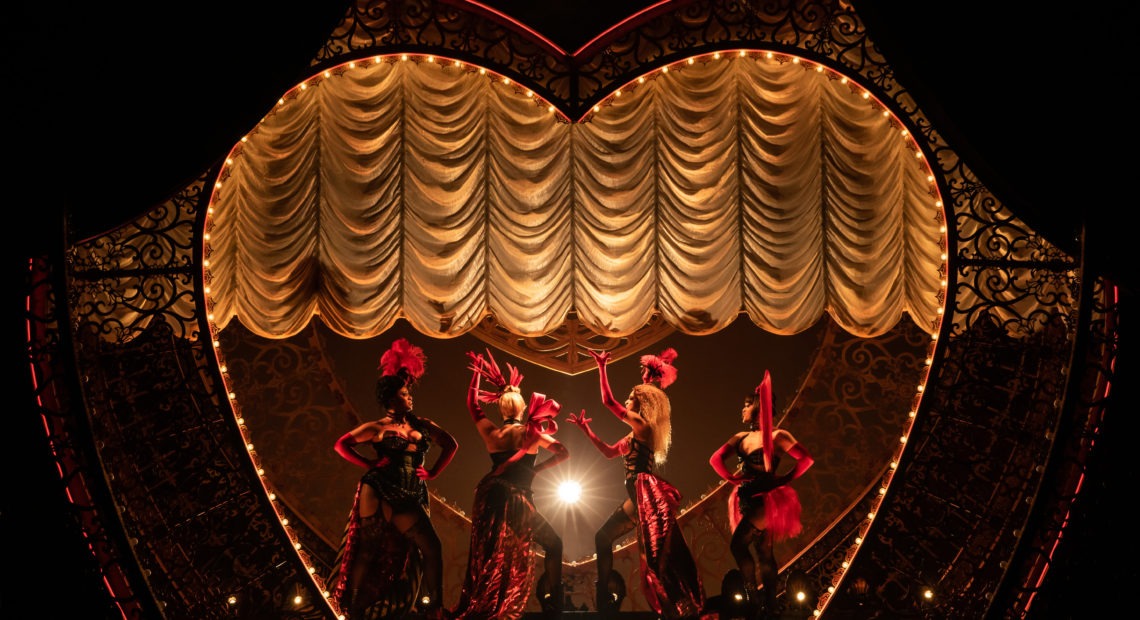 The new musical adaptation of Moulin Rouge! features 71 popular songs, which all had to be licensed and stitched together into the story. CREDIT: Matthew Murphy/Courtesy of Moulin Rouge! The Musical