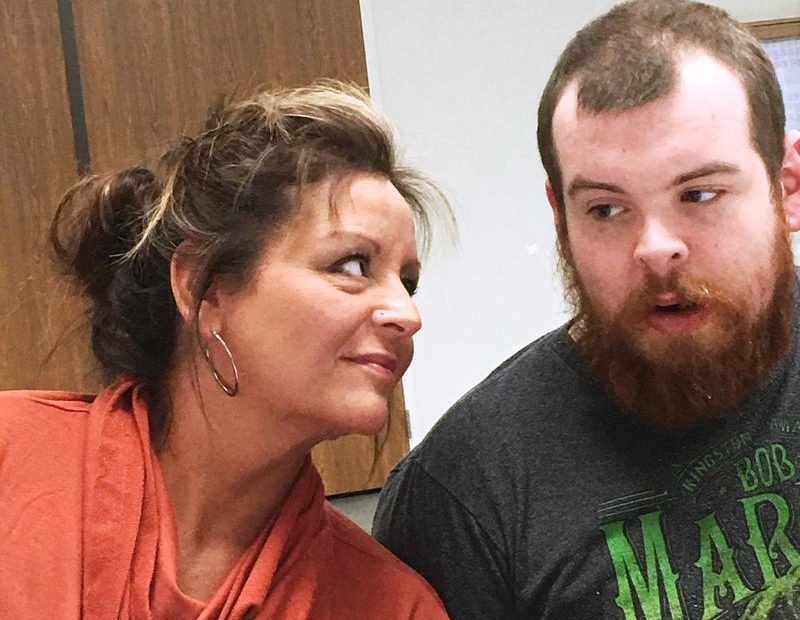 Tammie Corter with her son Tyler Groseclose who is severely autistic and non-verbal and a current client of Aacres Washington in Spokane. COURTESY TAMMIE CORTER