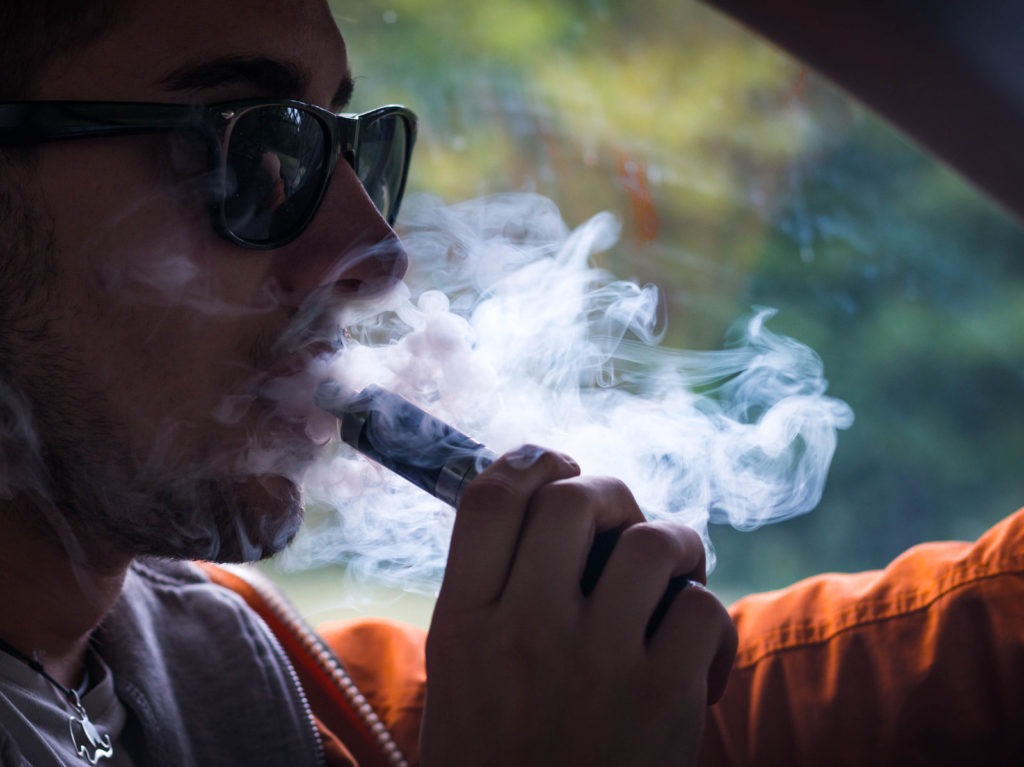 Vaping has been linked to a cluster of hospitalizations in Wisconsin, Illinois and Minnesota. sestovic/Getty Images When Dylan Nelson