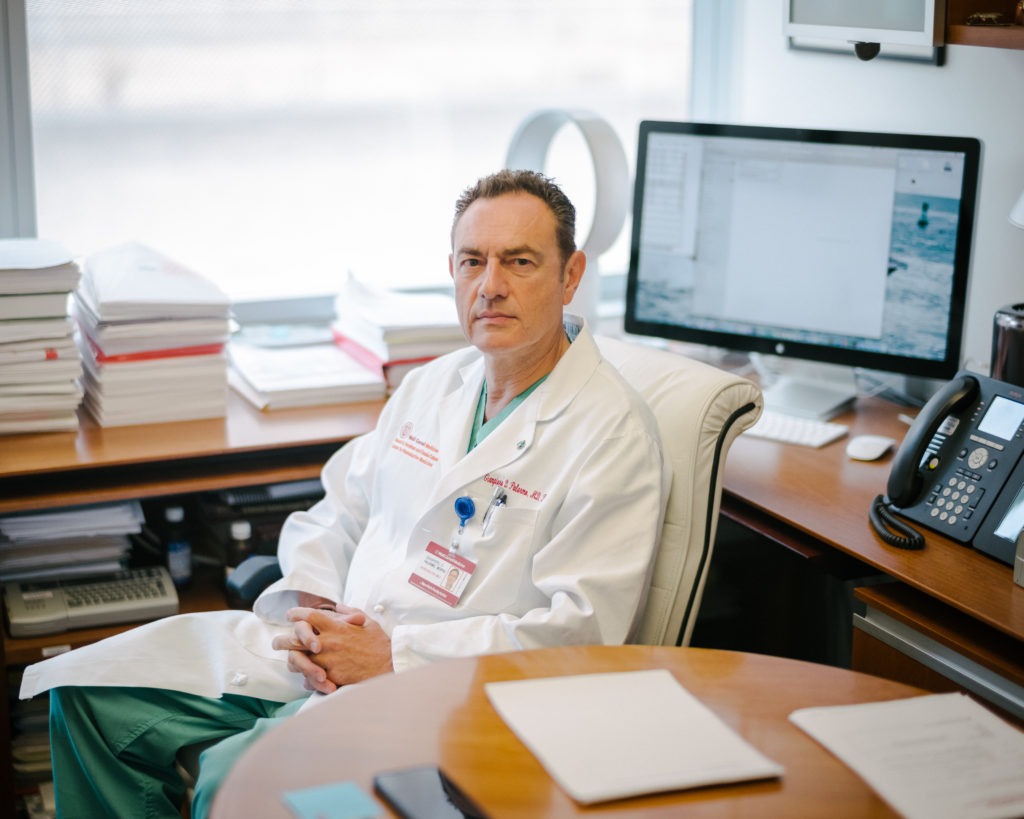 Gianpiero Palermo, a professor of embryology at Weill Cornell Medicine, runs the lab where scientists are trying to use CRISPR to edit genes in human sperm. Elias Williams for NPR