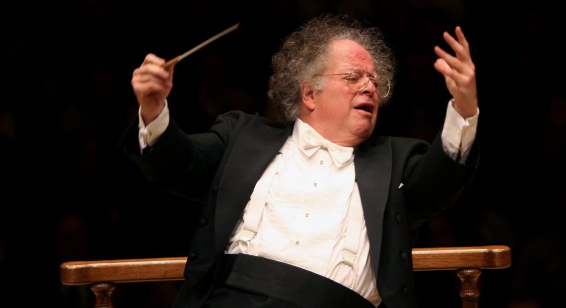 James Levine, conducting the Boston Symphony Orchestra at New York's Carnegie Hall in February 2010. Hiroyuki Ito/Getty Images